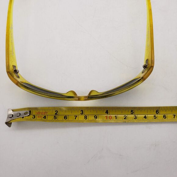 Vintage BLACK FLYS Sunglasses 'Kid's Kick' Clear Yellow VTG - Picture 10 of 11